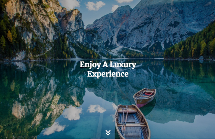 Image of a hotel website